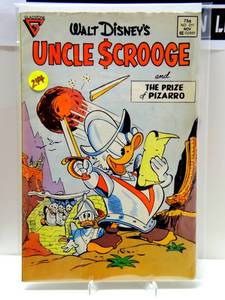lot 244 image: Walt Disney Uncle Scrooge #211 1986 75cent Cover Donald Duck $$