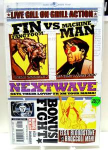 lot 267 image: MARVEL COMICS  MARVEL NEXT  FIN FANGFOOM vs MACHINE MAN  #2 (2006) $$
