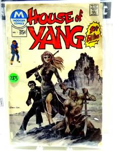 lot 283 image: House of YANG #1 July (vol 1) 1975 CHARLTON Comics - First Edition $$