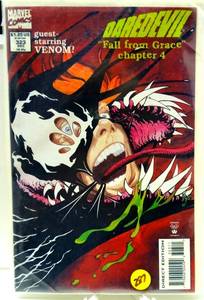 lot 287 image: Daredevil #323 VFNM Marvel  Fall From Grace 4 Venom (1993) $$