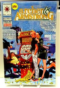 lot 290 image: ARCHER AND ARMSTRONG #16 VALIANT COMICS 1993 NM (ARCHER & ARMSTRONG) $$