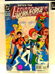 lot 296 image: DC Comics - Legionnaires - Enter The Workforce - Issue No. 21 (1995)