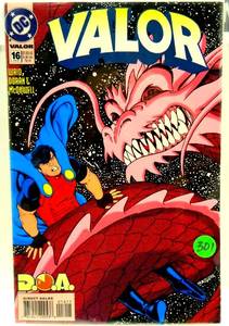 lot 301 image: Valor (1992 series) #16 in Near Mint  condition. DC comics $$