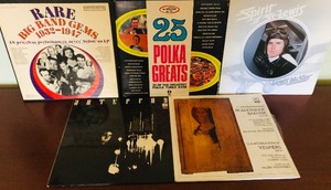 lot 115 image: LOT OF 5 ASSORTED RECORD ALBUMS33s including BIG BAND GEMS &amp POLKA GREATS