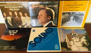 lot 117 image: LOT OF 6 ASSORTED GOSPEL ALBUMS including BUCK OWENS  JIMMY SWAGGART &amp WALLCE DAVENPORT