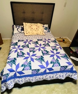 lot 229 image: FULL SIZE BED - EVERYTHING ON BED INCLUDED