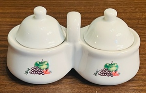 lot 273 image: VINTAGE HOUSTON HARVEST #31237 CONDIMENT TRAY