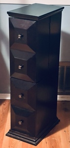 lot 306 image: CDDVDVHS CABINET 40x 16x 9 - CONTENTS NOT INCLUDED