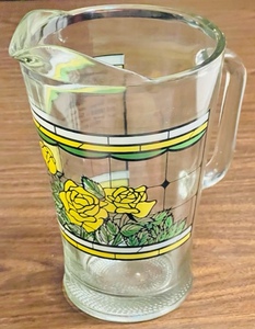 lot 327 image: VINTAGE 1986 - WHATABURGER YELLOW ROSE PITCHER COMMEMORATING 150TH BIRTHDAY IN TX