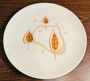 lot 351 image: VINTAGE 60s ERA 12 SERVING PLATTER