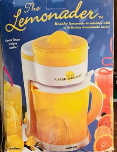 lot 365 image: SALTON THE LEMONADER FRESH LEMONADE MAKER