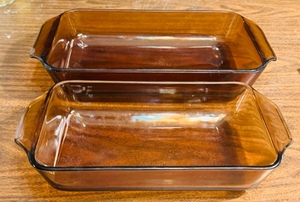 lot 362 image: ANCHOR HOCKING FIRE-KING 1.5qt #432 & #427 CASSEROLE DISHES