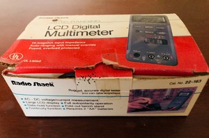 lot 135 image: RADIO SHACK AUTO-RANGING LCP DIGITAL MULTIMETER NO 22-163