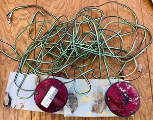 lot 288 image: STIMSONITE TEMPORARY USE TRAILER LIGHT SET