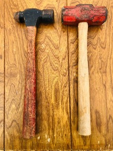 lot 282 image: K-HEAD 2lbs SLEDGE HAMMER wHEAVY DUTY BALLPEAN HAMMER