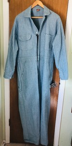 lot 176 image: BIG BEN DENIM OVERALL - SIZE LARGE
