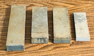 lot 377 image: LOT OF 4 WHETSTONES