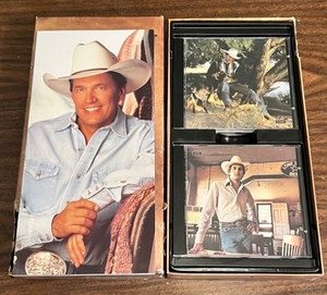 lot 380 image: MCA GEORGE STRAIT 4 CD SET STRAIT OUT OF THE BOX wBIOGRAPHICAL BOOKLET