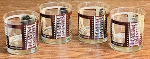 lot 385 image: 4 ROARING TWENTIES TUMBLERS 3.5