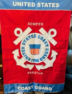 lot 397 image: COAST GUARD BANNERFLAG