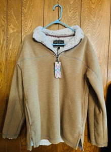 lot 399 image: NEW TRUE GRIT SIZE M WOMENs FLEECE-LINED SWEATER wPOCKETS