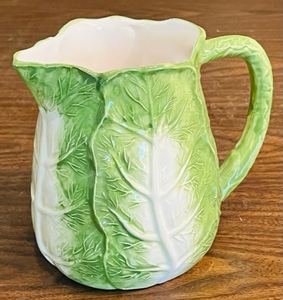 lot 378 image: 6.5 WANG INT. CABBAGE LEAF PITCHER