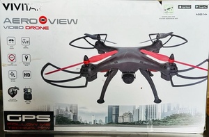 lot 18 image: VIVITAR AERO-VIEW VIDEO DRONE wGPS FOLLOW ME TECHNOLOGY