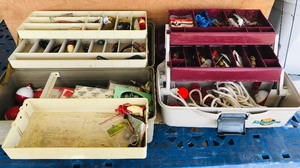 lot 172 image: Two Tackle Boxes W Tackle Included