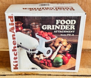 lot 89 image: KitchenAid Food Grinder Attachment Model FG-A