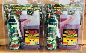 lot 234 image: Lot of 2 Mad Buck Super Scent Cell Combo Concentrated Deer Scent- Apple Scent