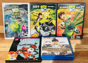 lot 283 image: Volumes1 Ben 10 Alien Force, Seasons 3-4 Ben 10, Batman Beyond Double Feature, &amp The Legend of Korra Complete Series DVDs
