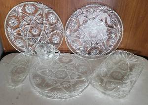 lot 38 image: LOT OF SERVING PLATTERS IN STYLES SHOWN.