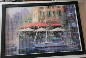 lot 40 image: JAMES COCHRAN (AUSTRALIA) FRAMED PRINT AS SHOWN.