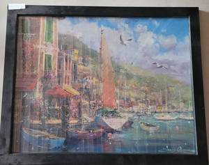 lot 41 image: JAMES COCHRAN (AUSTRALIA) FRAMED PRINT AS SHOWN.
