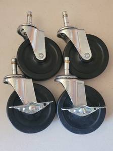 lot 59 image: LOT OF 4 NEW CASTERS AS SHOWN. (SOLD 4 X THE MONEY)