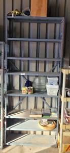 lot 83 image: 8 TIER METAL SHELF (CONTENTS NOT INCLUDED) DELAYED PICK UP (PICK UP 2PM - 4PM)