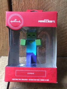 lot 5 image: Hallmark Minecraft Zombie Christmass Tree Ornament