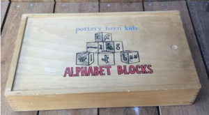 lot 18 image: Pottery Barn Kids Alphabet Kit