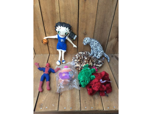 lot 46 image: Assorted Plush Figures - Breakfast Babies - Betty Boop Basketball Plush