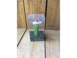 lot 54 image: Rick and Morty Pickle Rick Christmas Ornament Decoration Santa (In Package)