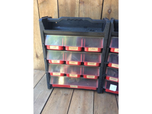 lot 66 image: New Orleans Geological Society Rock and Mineral Collection (2) Display Cases