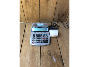 lot 70 image: Canon P23-DH V Business Calculator with Power Adapter and Thermal Paper