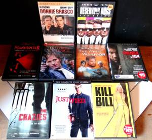 lot 22 image: DVD COLLECTION OF 9 ACTIONDRAMA TITLES