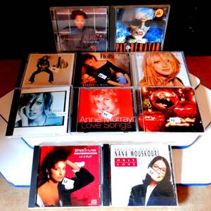 lot 26 image: MUSIC CD COLLECTION - LOT OF 10 FEMALE ARTIST CDs
