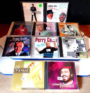 lot 31 image: MUSIC CD COLLECTION - LOT OF 10 MALE SWOONERS CDs