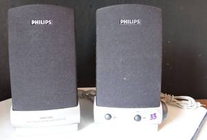 lot 33 image: PHILIPS MMS 140S SPEAKER SYSTEM