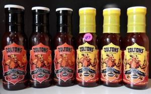lot 47 image: LOT OF 6 - ZOLTONS ORIGINAL AND HOT SAVORY SAUCES