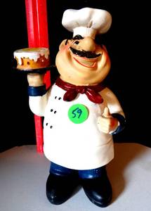 lot 59 image: THUMBS UP PASTRY CHEF (RESIN)