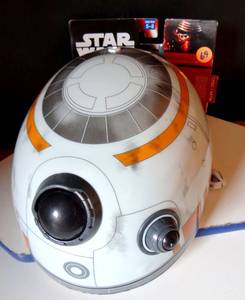 lot 69 image: NEW Star Wars BB-8 Kids Bike Helmet