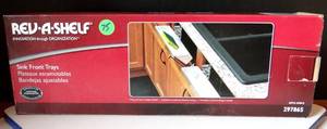 lot 75 image: Rev-A-Shelfs most popular Sink Front Tip-Out Tray Set